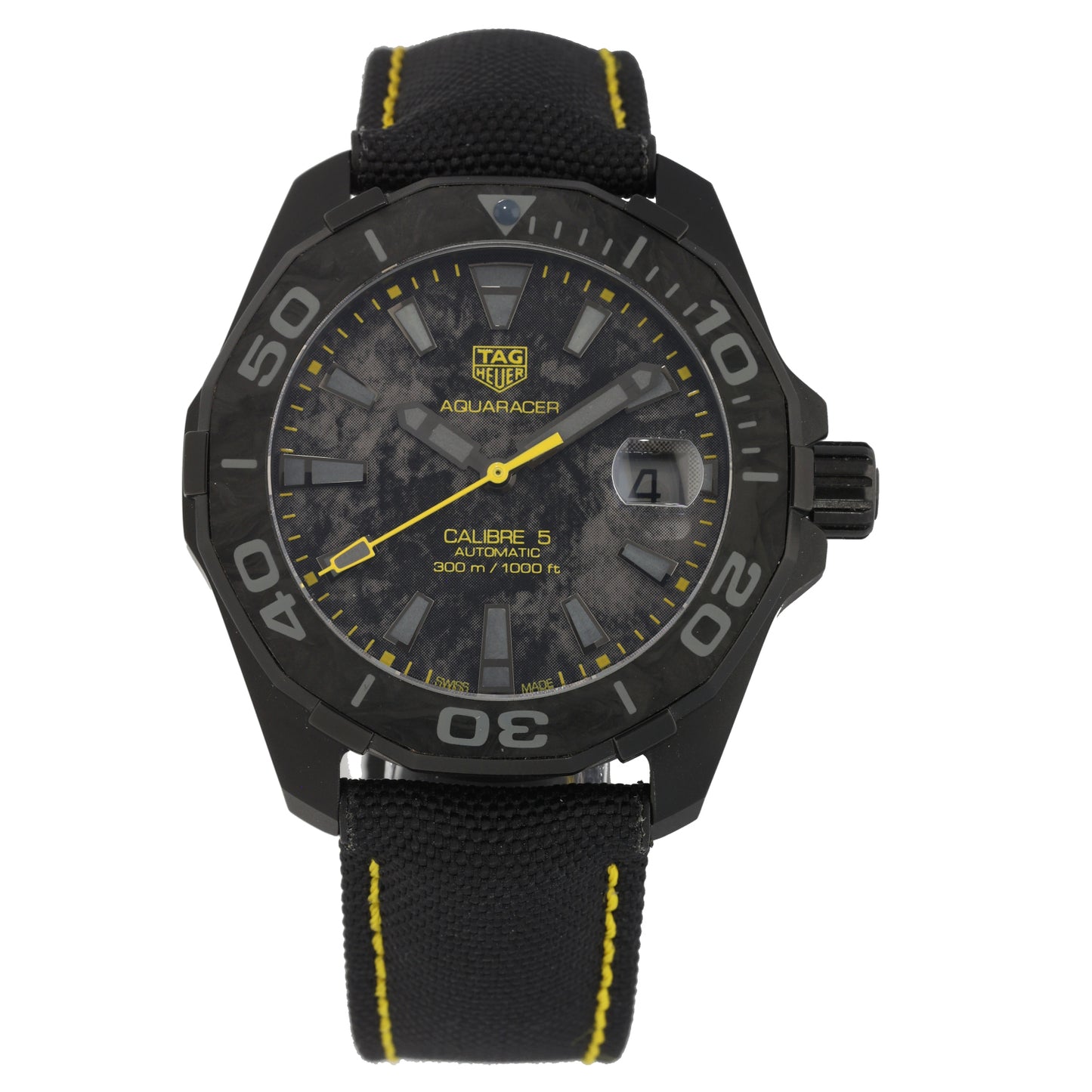 Tag Heuer Aquaracer WBD218B 41mm Titanium Carbon Watch