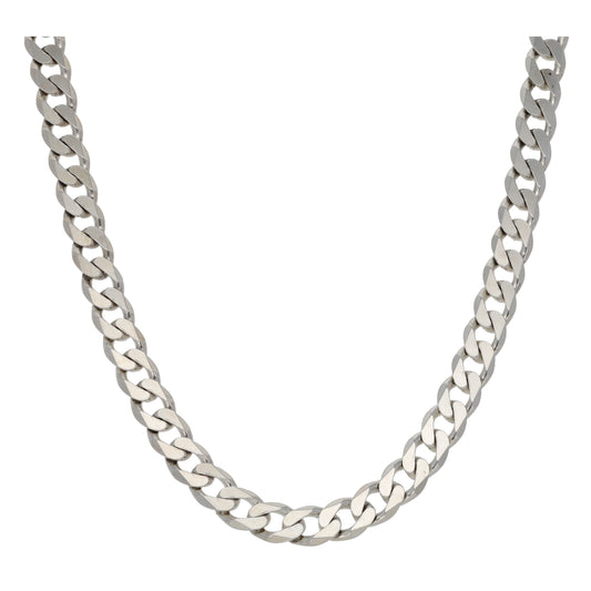 Sterling Silver Curb Chain 24"