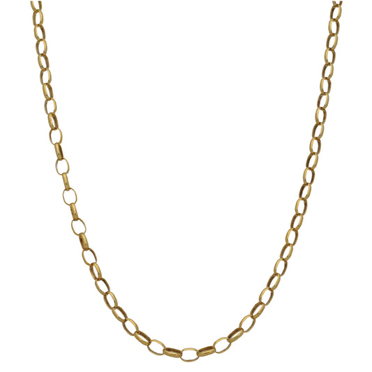 9ct Gold Belcher Chain 18"