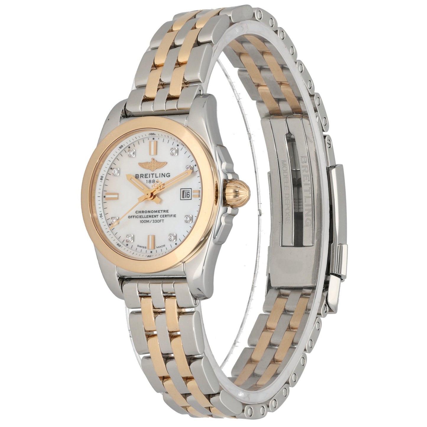 Breitling Galactic C72348 29mm Bi-Colour Watch