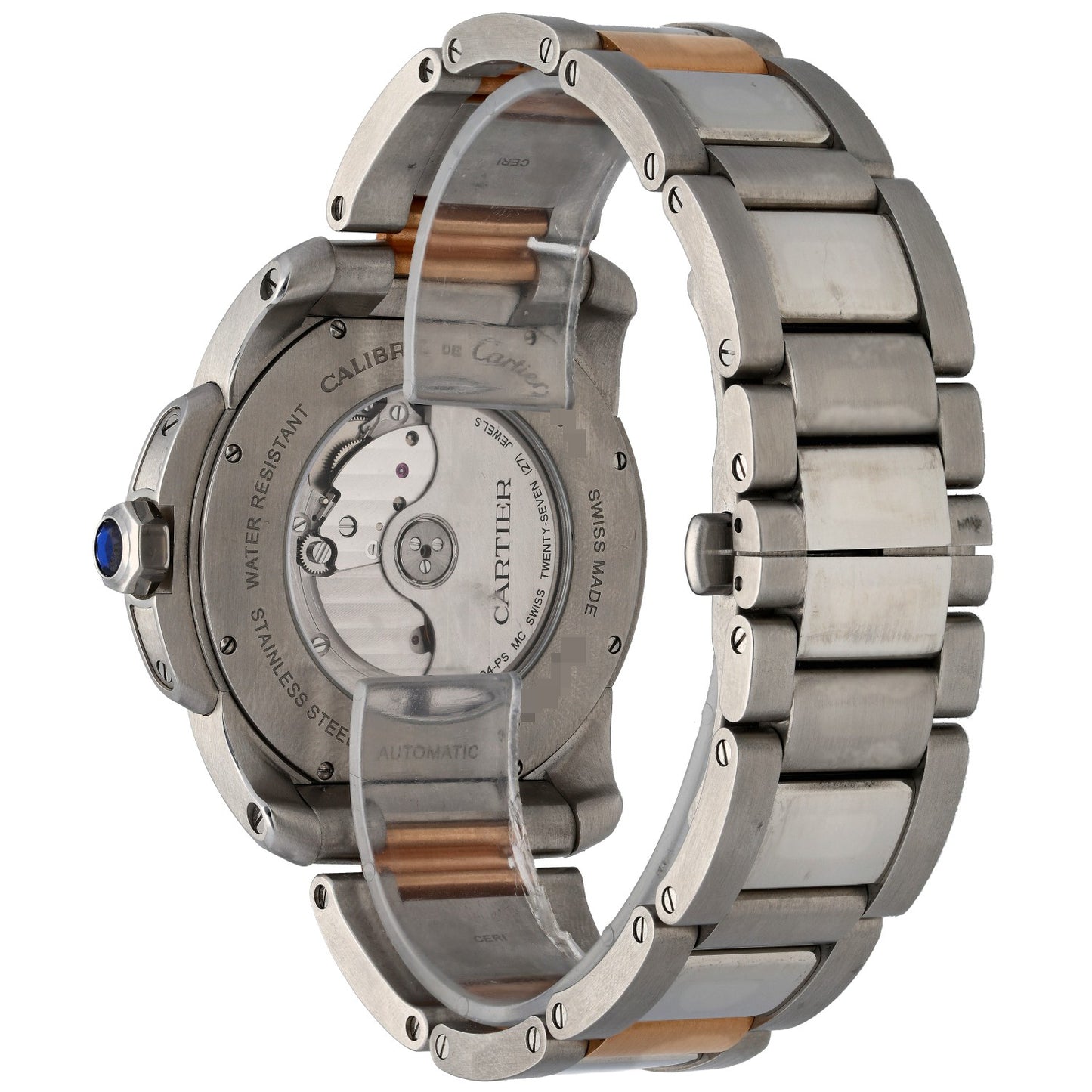 Cartier Calibre De Cartier W7100036 42mm Bi-Colour Watch