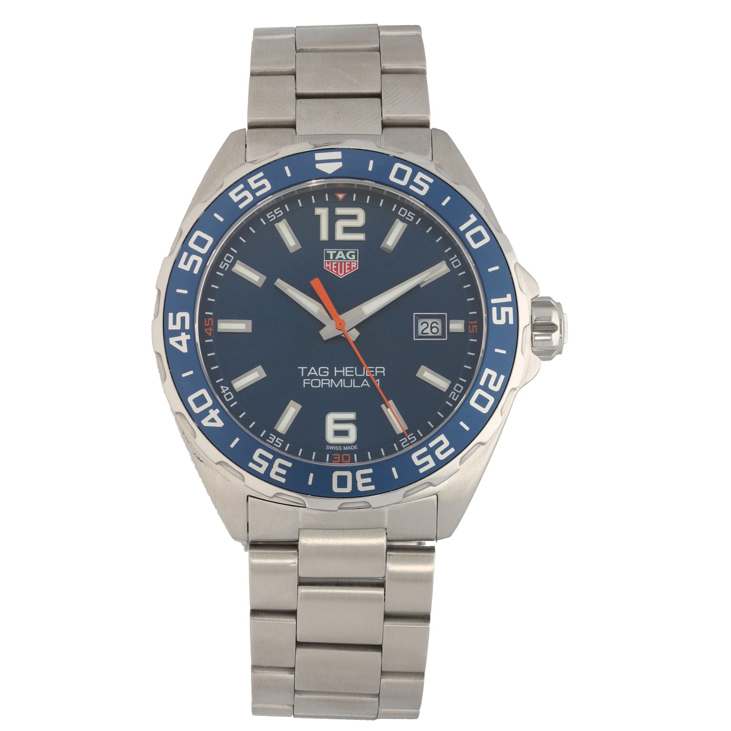 Tag Heuer Formula 1 WAZ1010 43mm Stainless Steel Watch