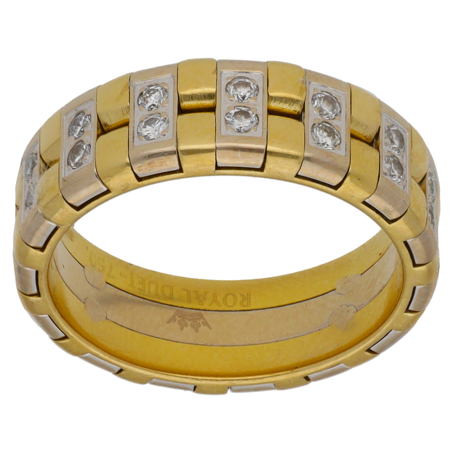 18ct Gold 0.30ct Diamond Alternative Ring Size L