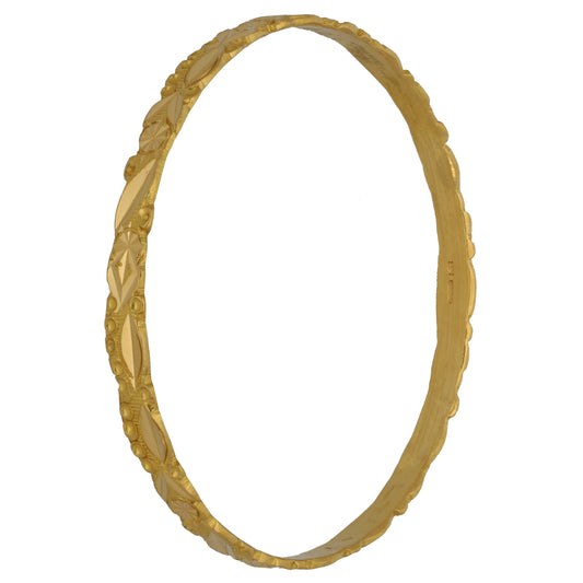 22ct Gold Alternative Bangle