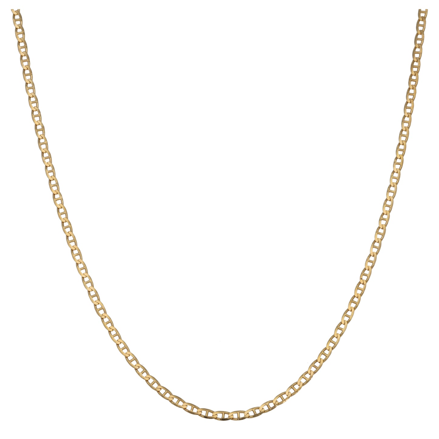 9ct Gold Anchor Chain 18"