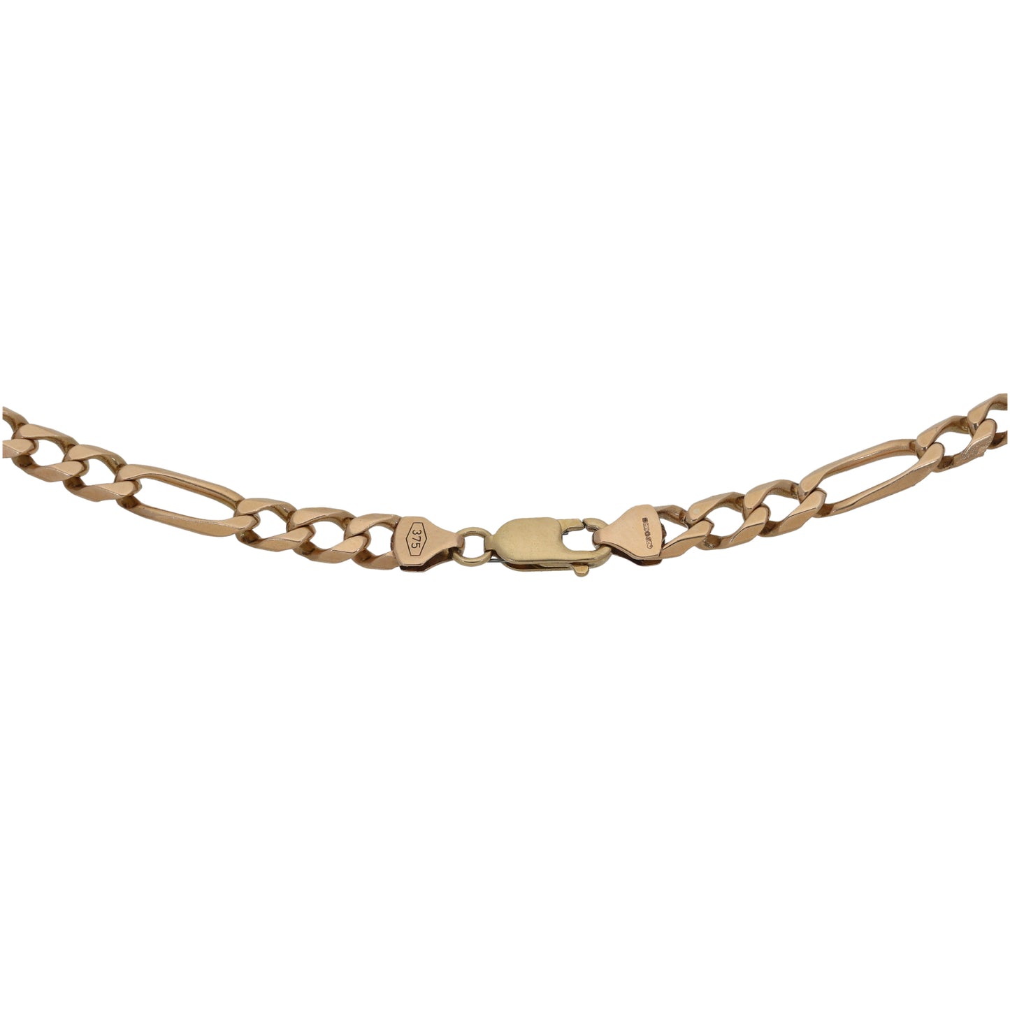 9ct Gold Figaro Chain 24"