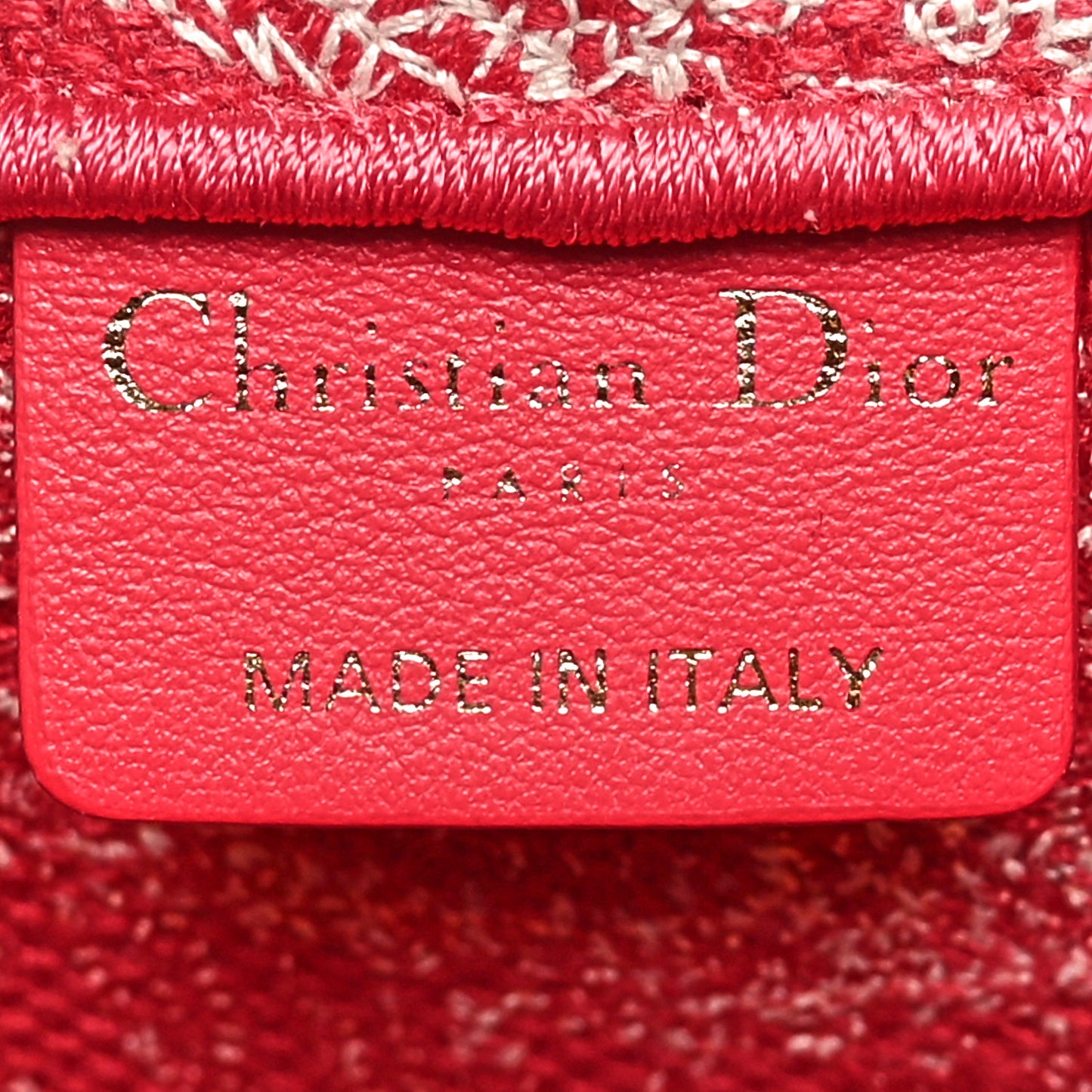 Christian Dior Book Tote Toile de Jouy Embroidered Canvas Bag - Raspberry