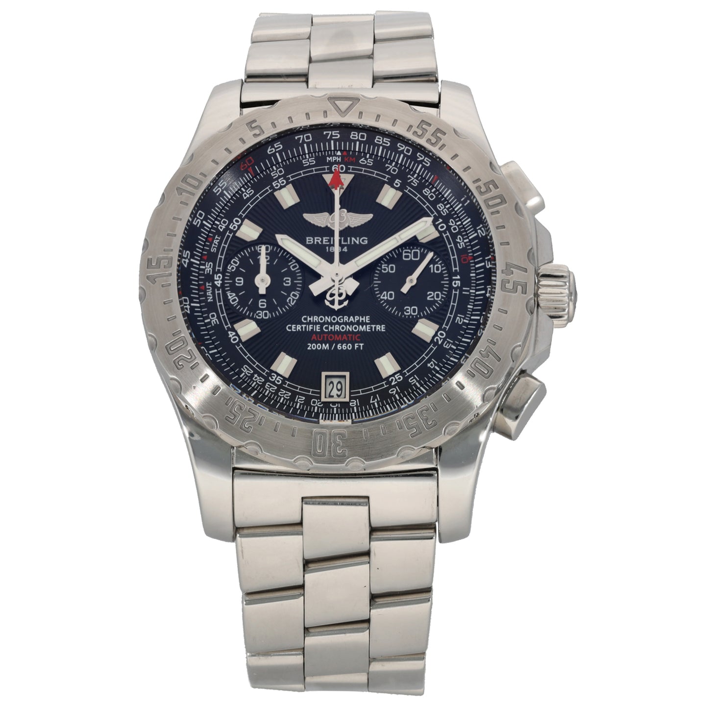 Breitling Skyracer A27362 43.5mm Stainless Steel Watch