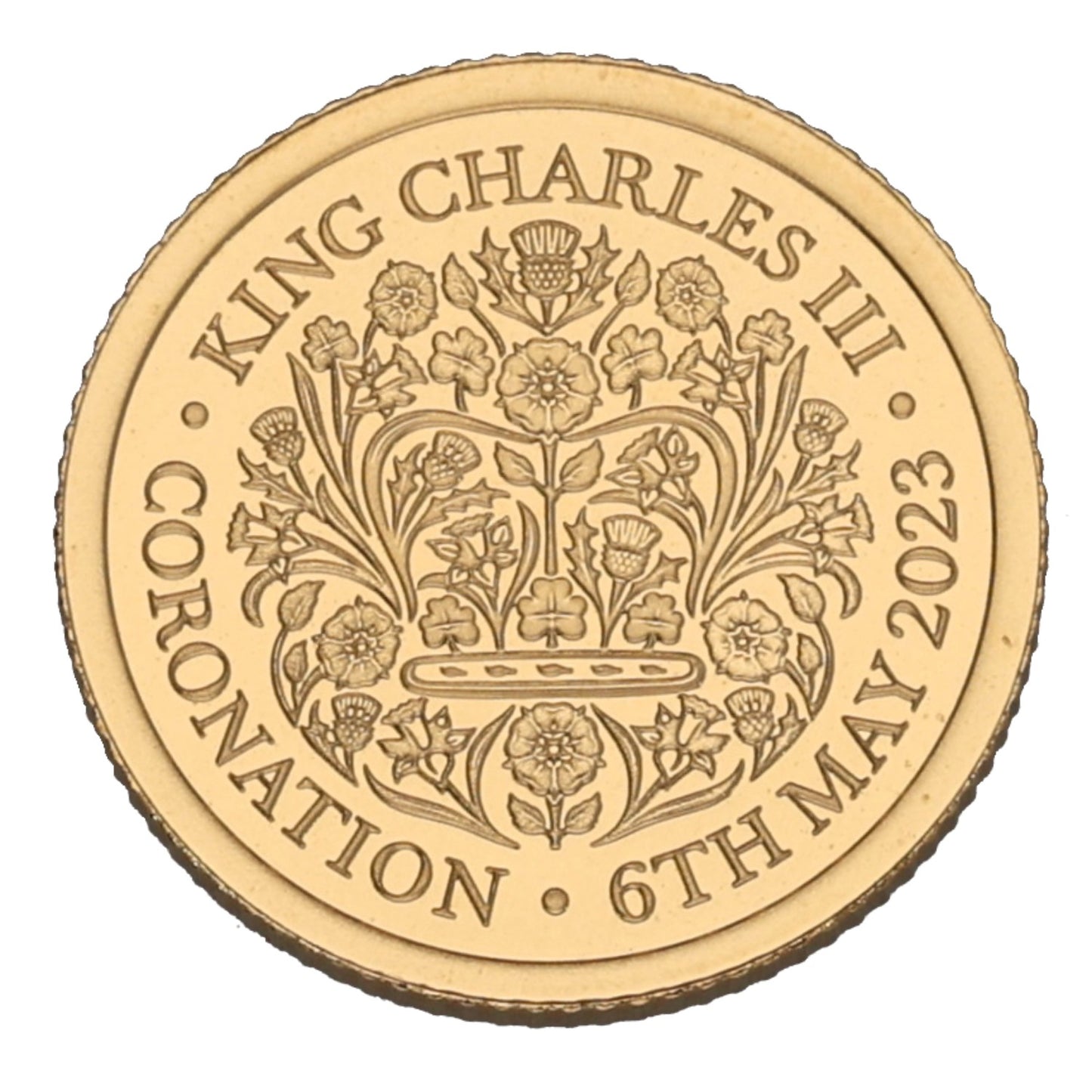 22ct Gold King Charles Coronation Eighth Sovereign Coin 2023