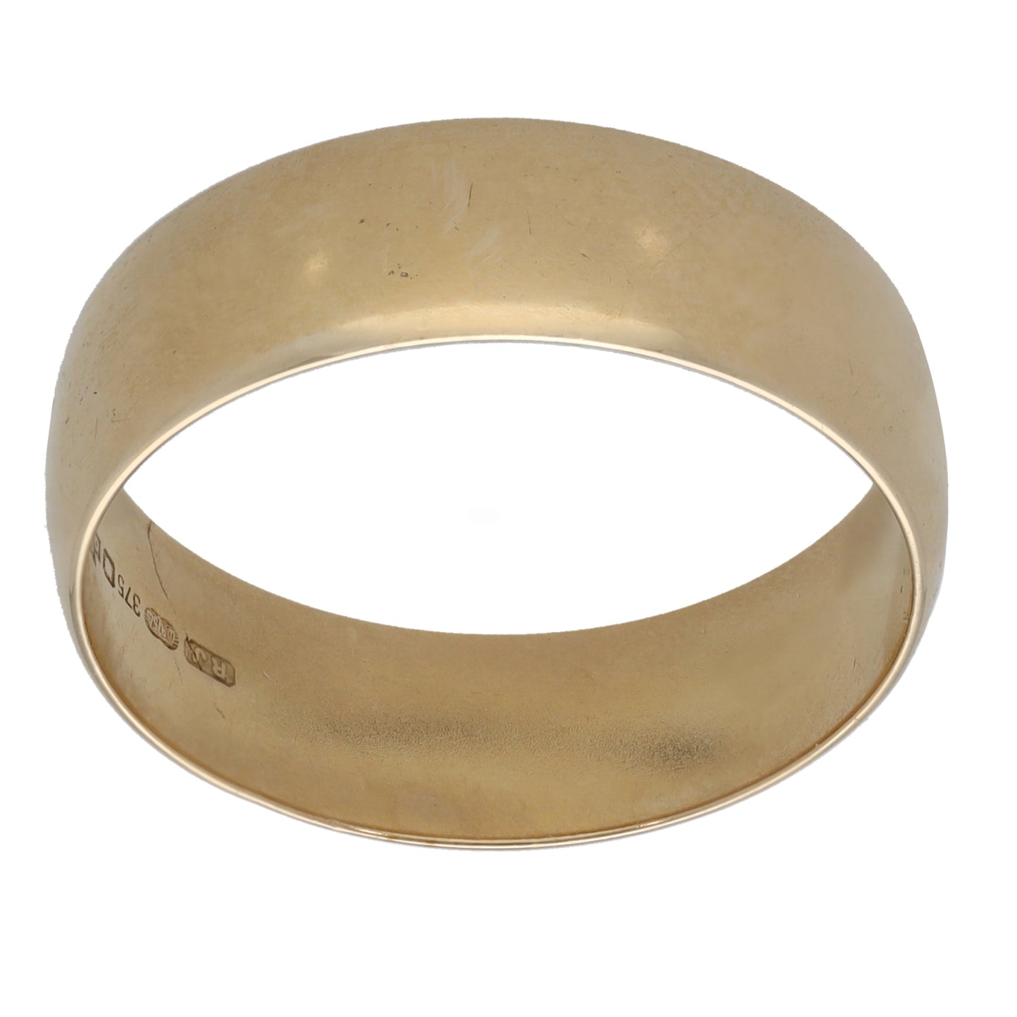 9ct Gold Plain Wedding Ring Size U