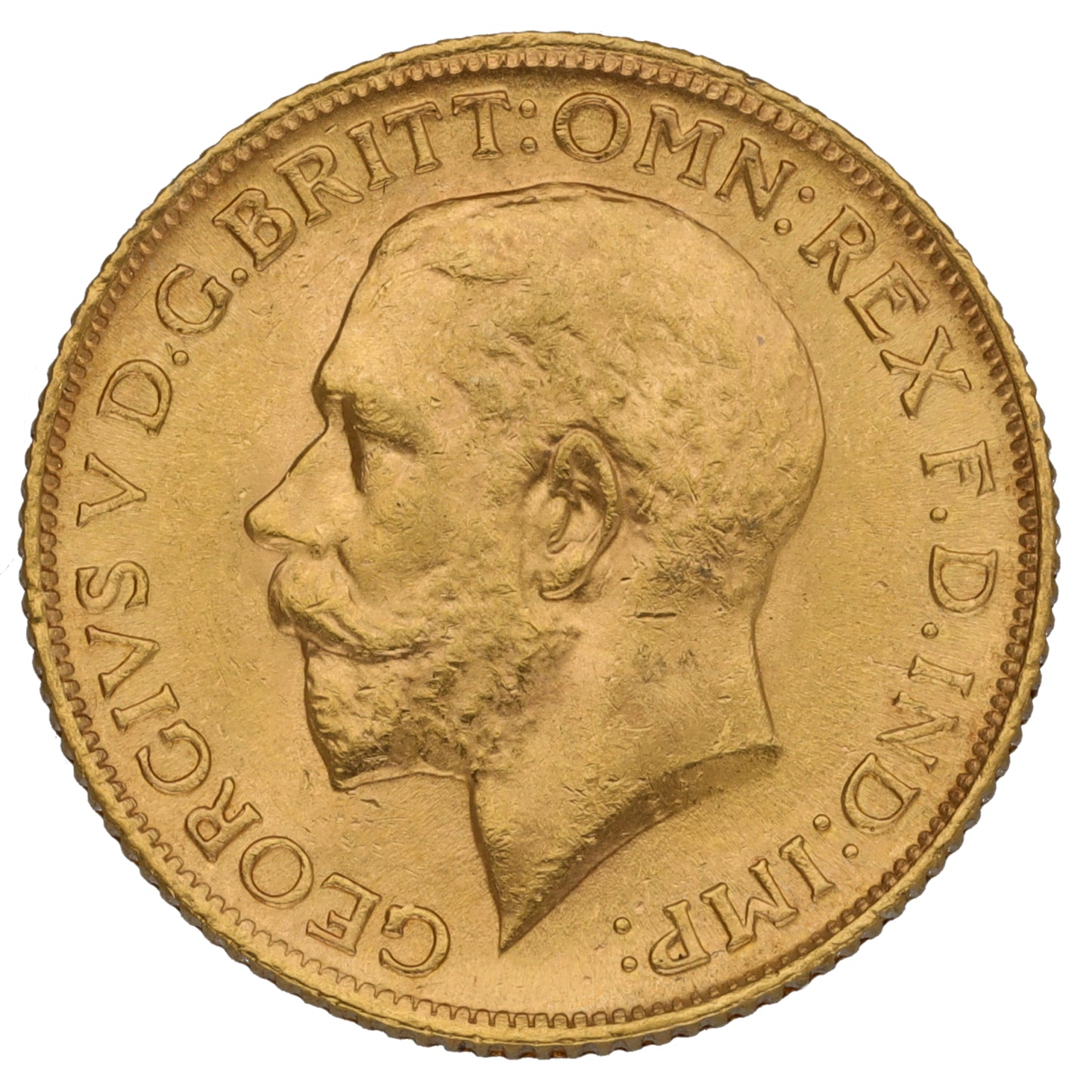 22ct Gold King George V Full Sovereign Coin 1912