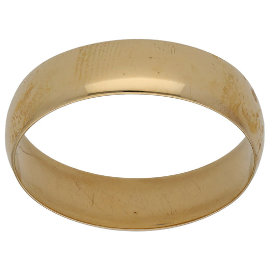 9ct Gold Plain Wedding Ring Size Z
