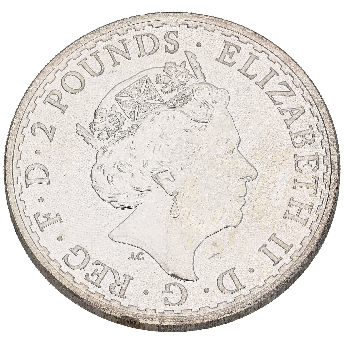 Fine Silver Queen Elizabeth II 1 OZ Britannia Coin 2021
