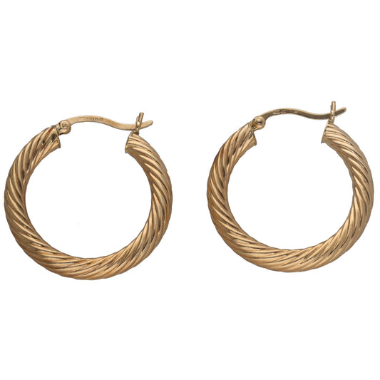 9ct Gold Hoop Earrings