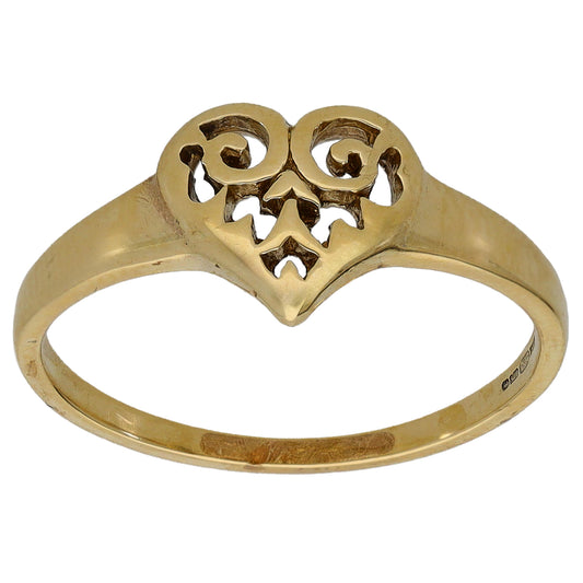 9ct Gold Alternative Ring Size N