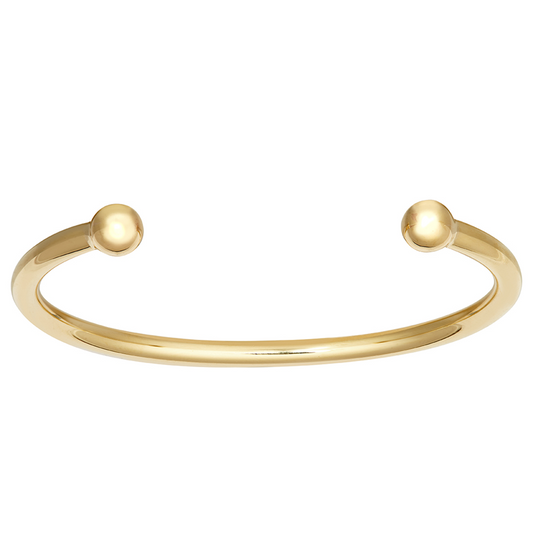 New 9ct Gold Solid Torque Bangle