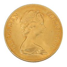 Load image into Gallery viewer, 22ct Gold Queen Elizabeth II Isle Of Man Full Sovereign Coin 1973

