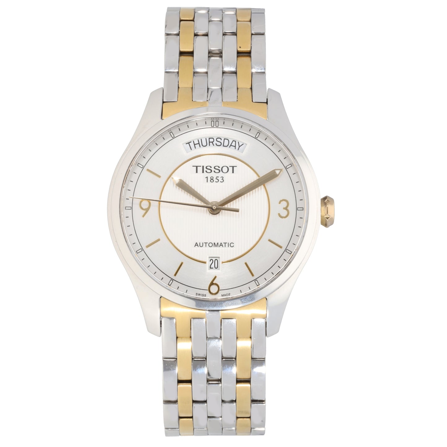 Tissot T-One T038430A 38mm Bi-Colour Watch