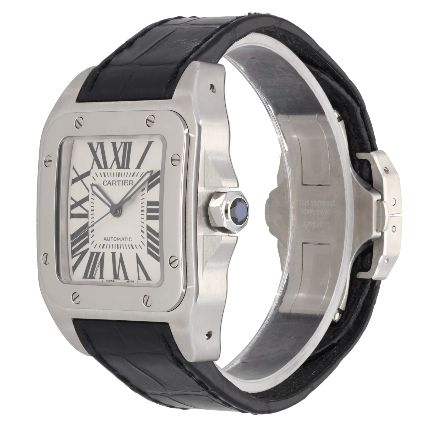 Cartier Santos 100 W20073X8 38mm Stainless Steel Watch