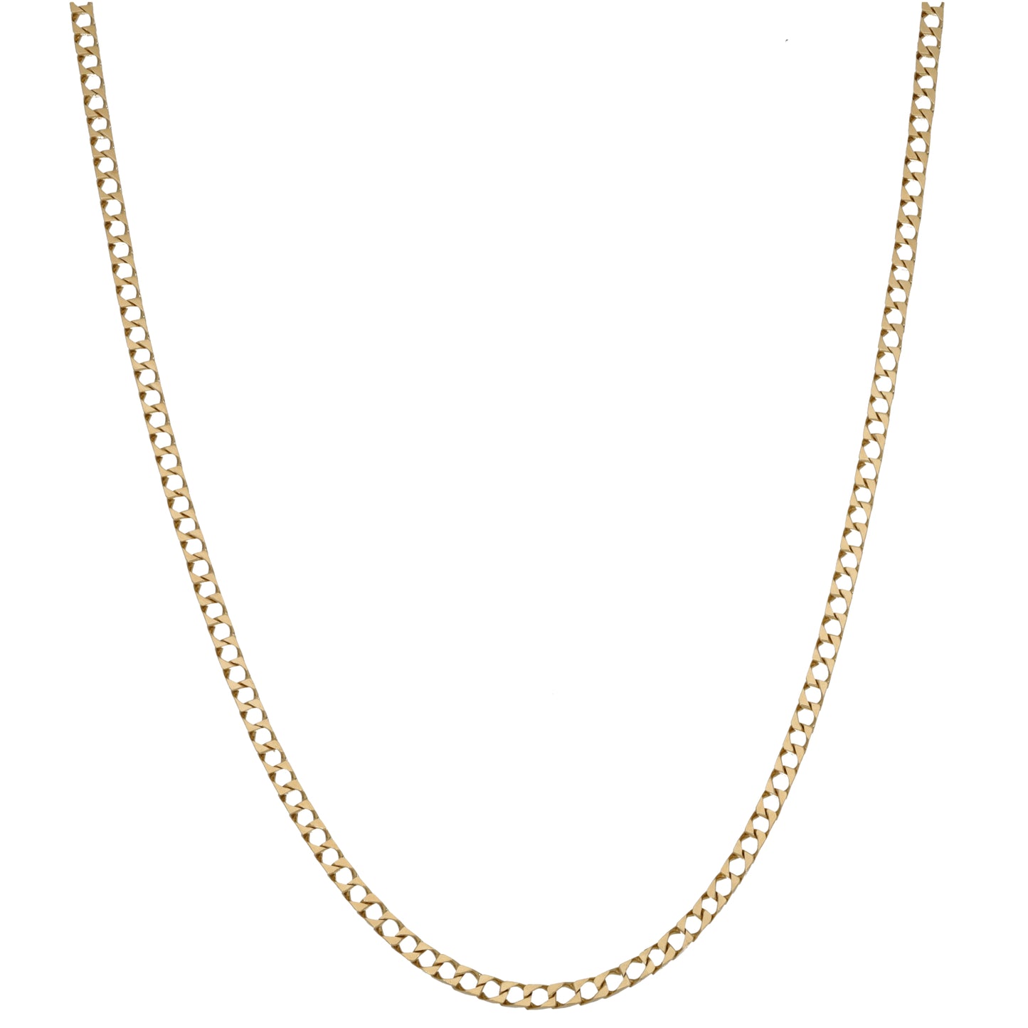 9ct Gold Curb Chain 24"