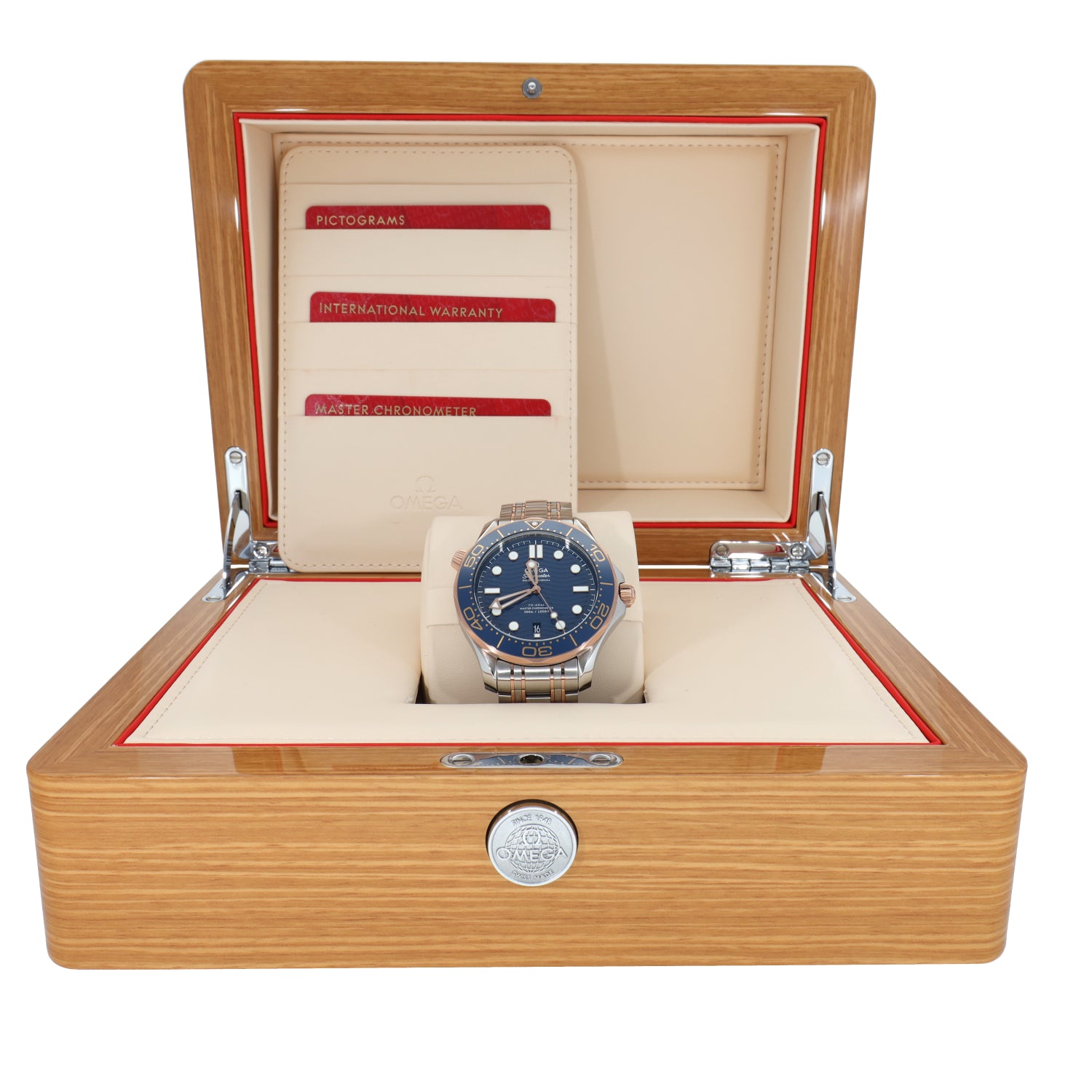 Omega seamaster watch box sale