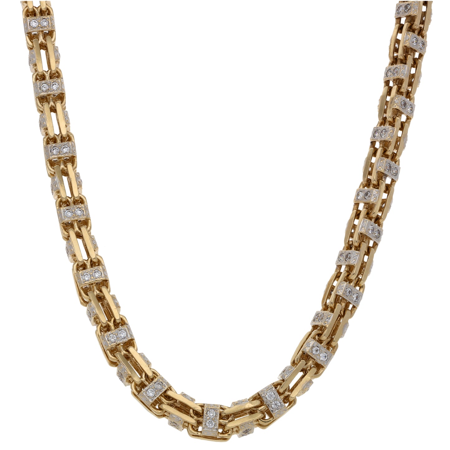 9ct Gold Cubic Zirconia Other Chain 34"