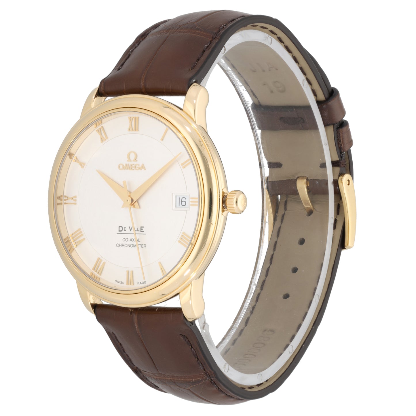 Omega De Ville 37mm Gold Watch