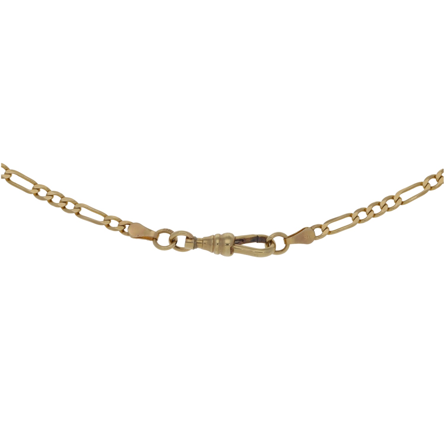9ct Gold Fob/Watch Chain 18" H&T