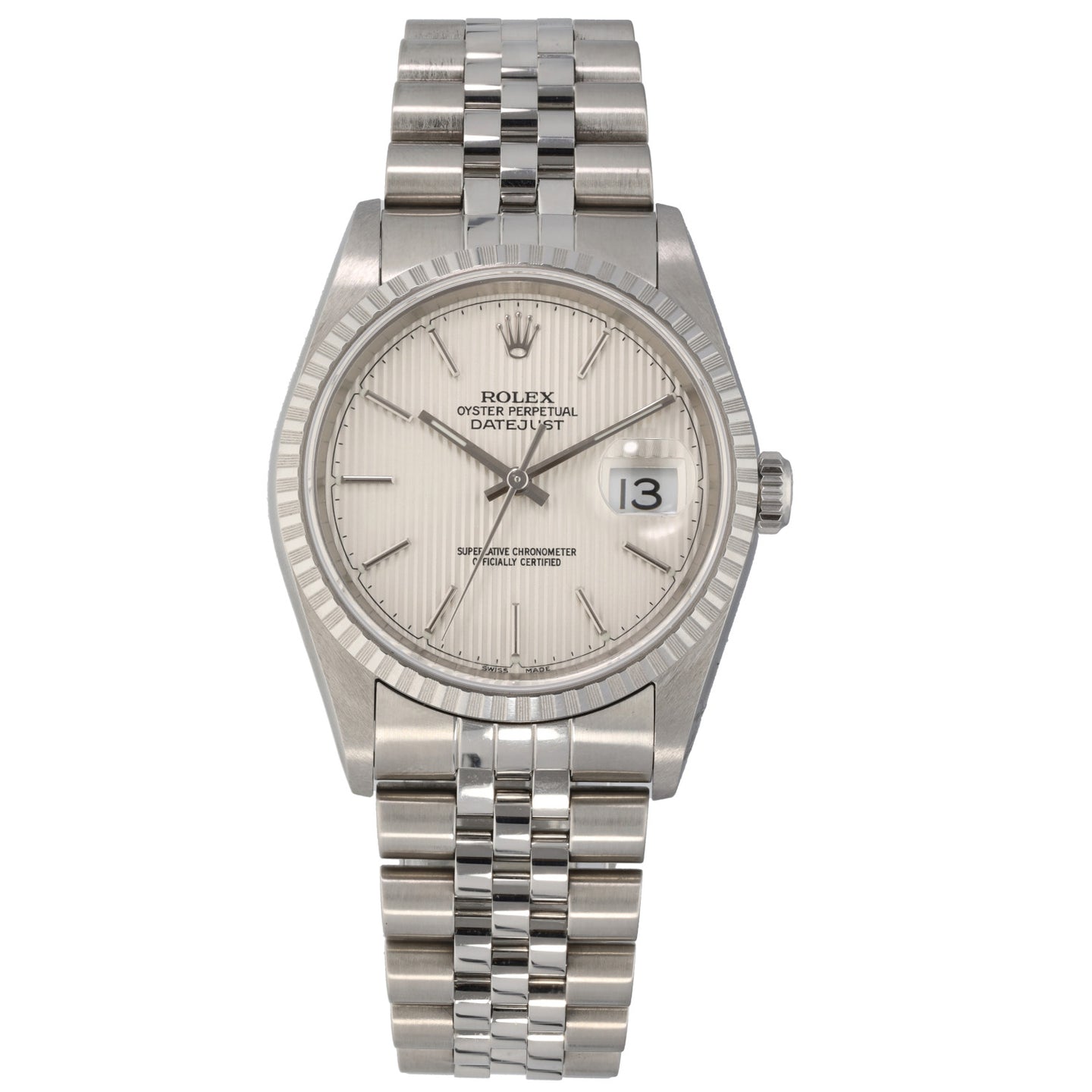 Rolex Datejust 16220 36mm Stainless Steel Watch