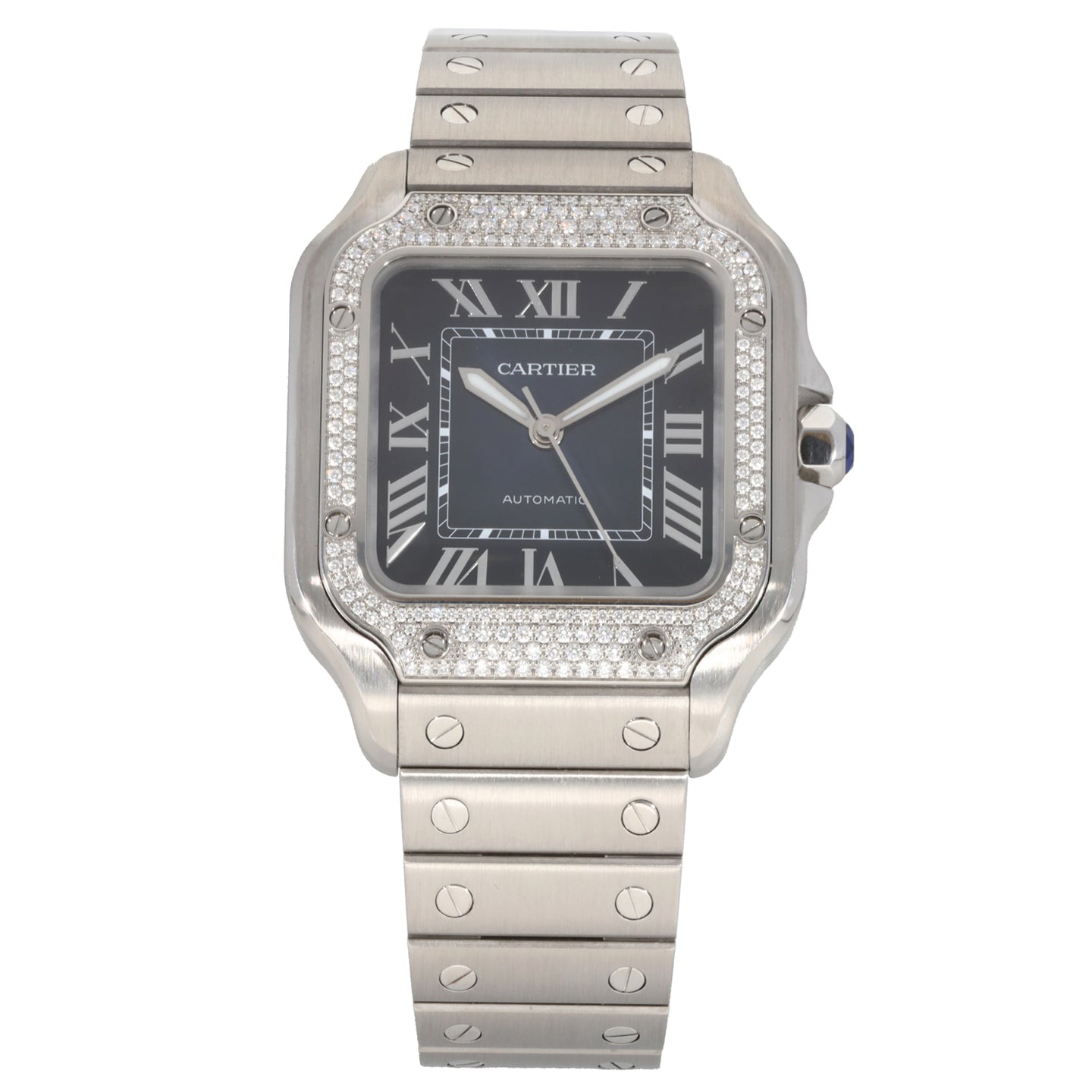 Cartier Santos W4SA0006 35mm Stainless Steel Watch