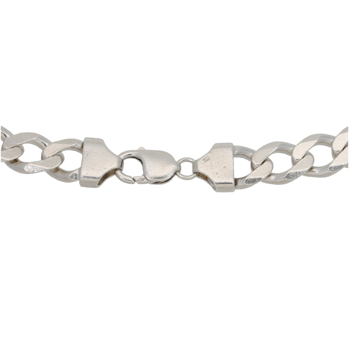 Silver Sterling Curb Chain 22"