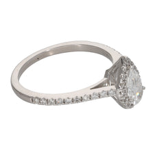 Load image into Gallery viewer, 18ct White Gold 0.86ct Diamond Dress/Cocktail Ring Size P
