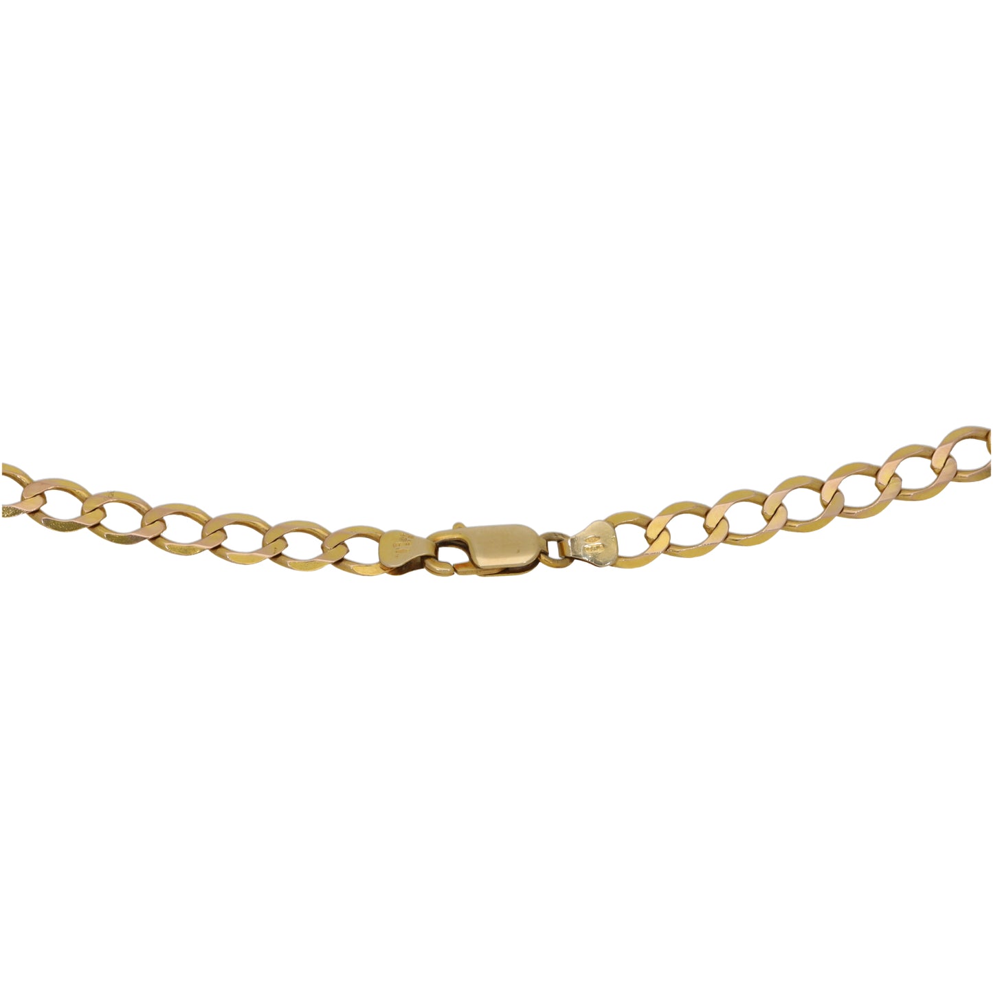 9ct Gold Curb Chain 20"