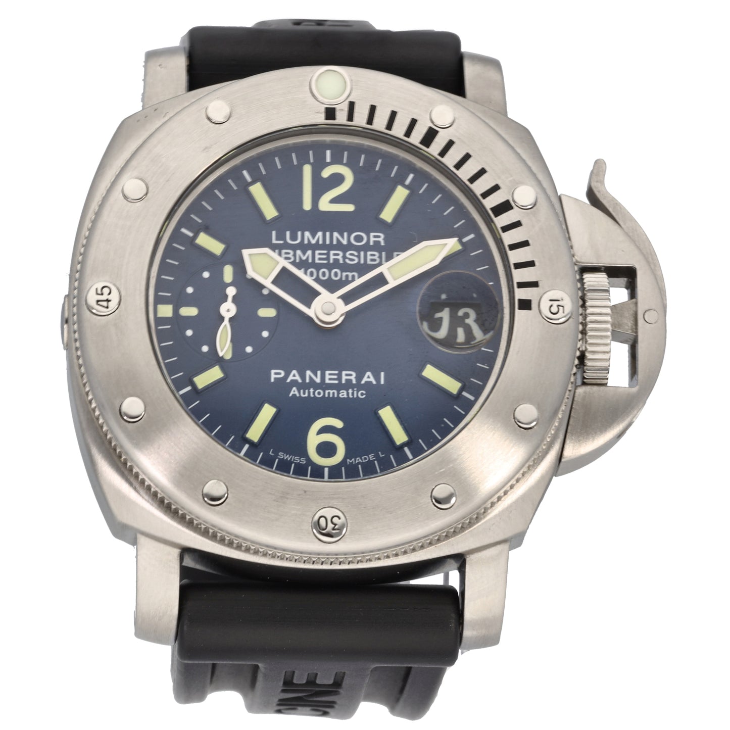 Panerai Luminor OP 6541 43mm Stainless Steel Watch