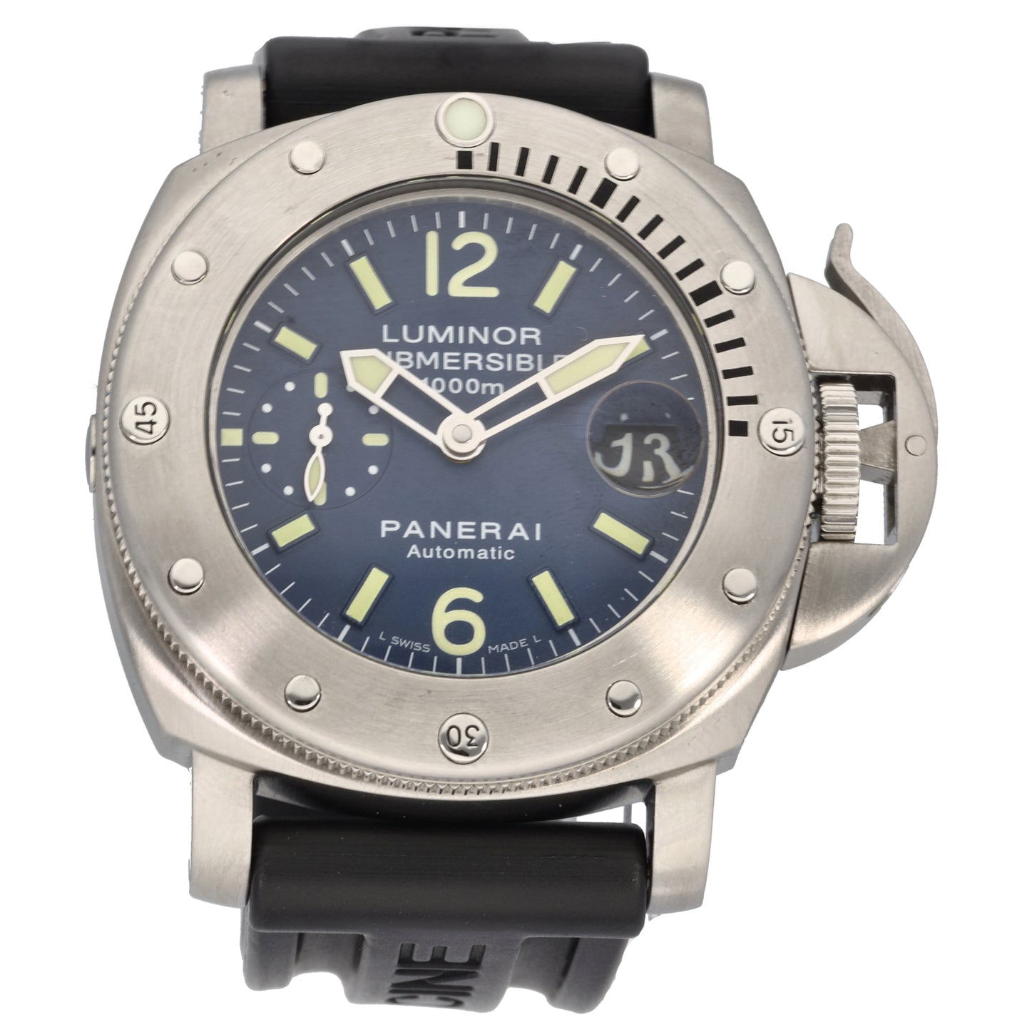 Panerai Luminor OP 6541 43mm Stainless Steel Watch H T