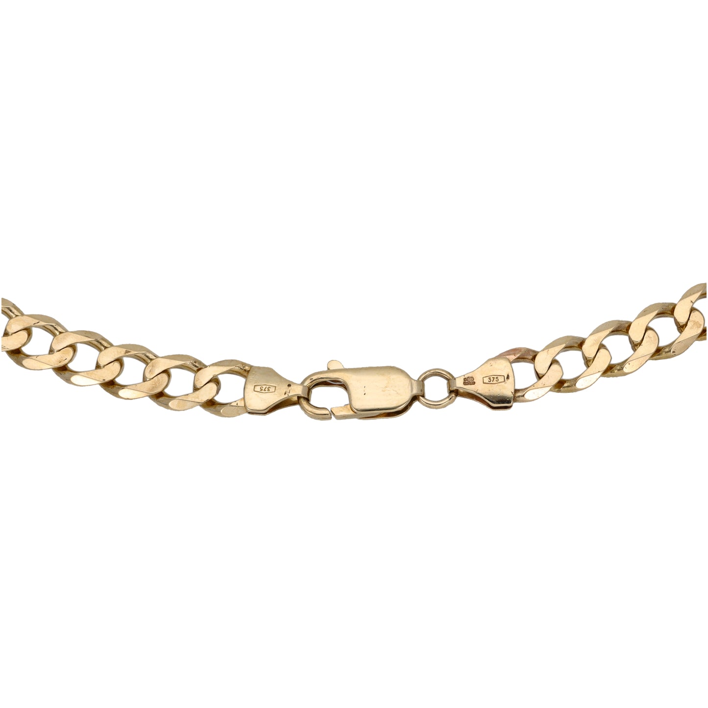 9ct Gold Curb Chain 20"