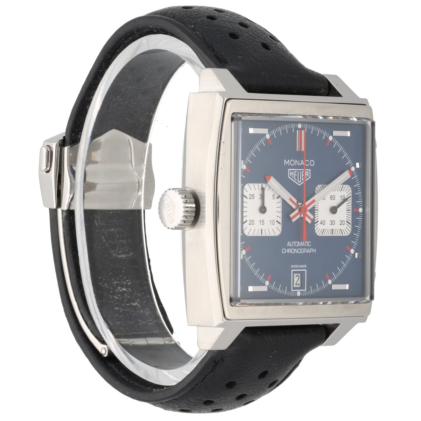 Tag Heuer Monaco CAW211P 39mm Stainless Steel Watch