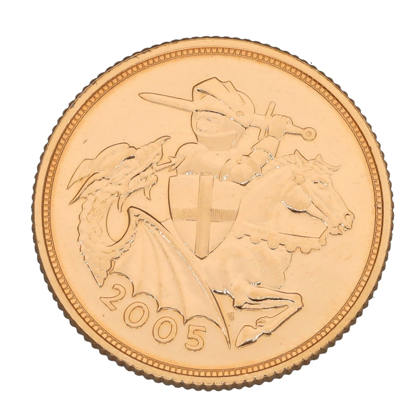 22ct Gold Queen Elizabeth II Full Sovereign Coin 2005