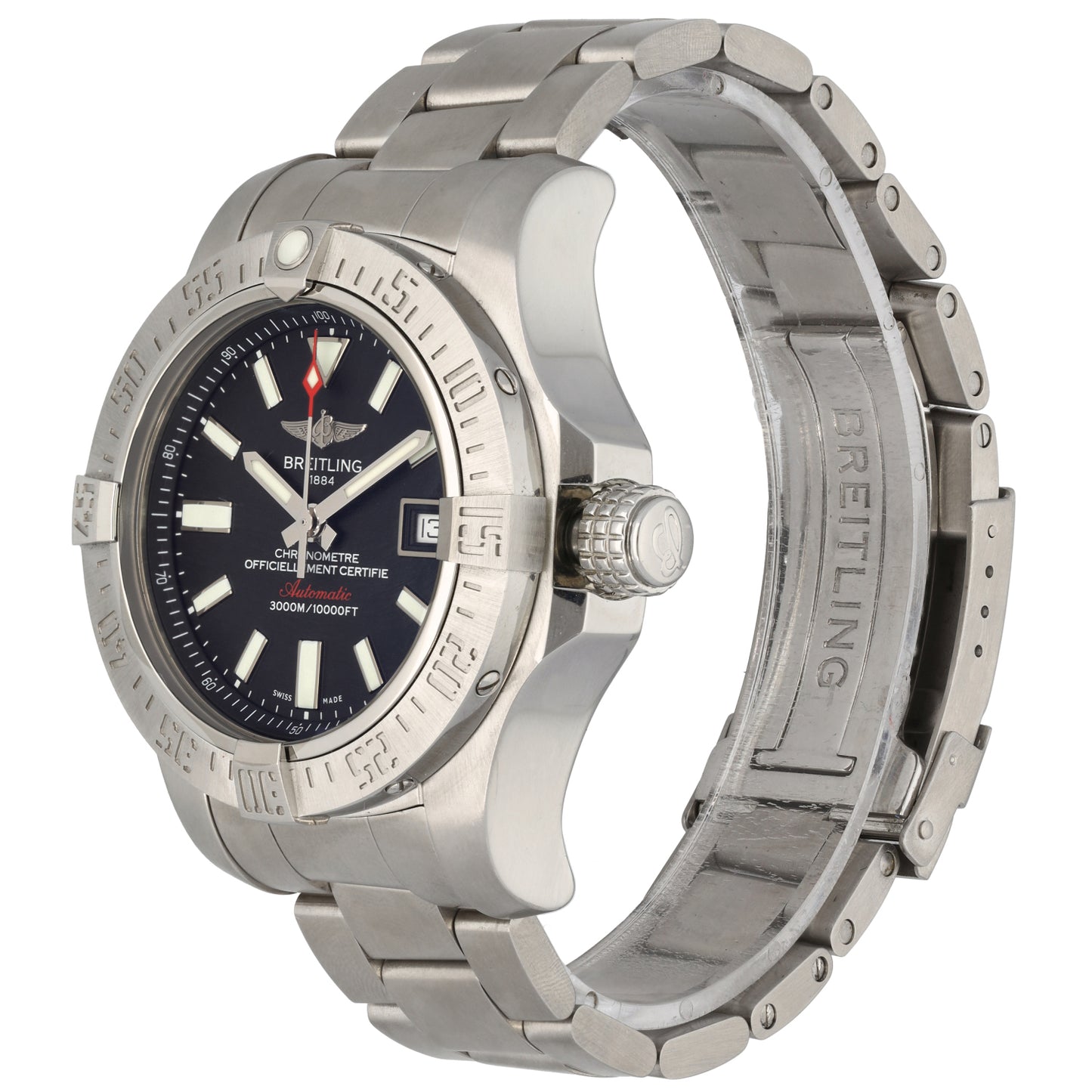 Breitling Avenger II Seawolf A17331 45mm Stainless Steel Watch