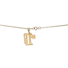 Load image into Gallery viewer, 9ct Gold No1 Aunt Pendant With Chain
