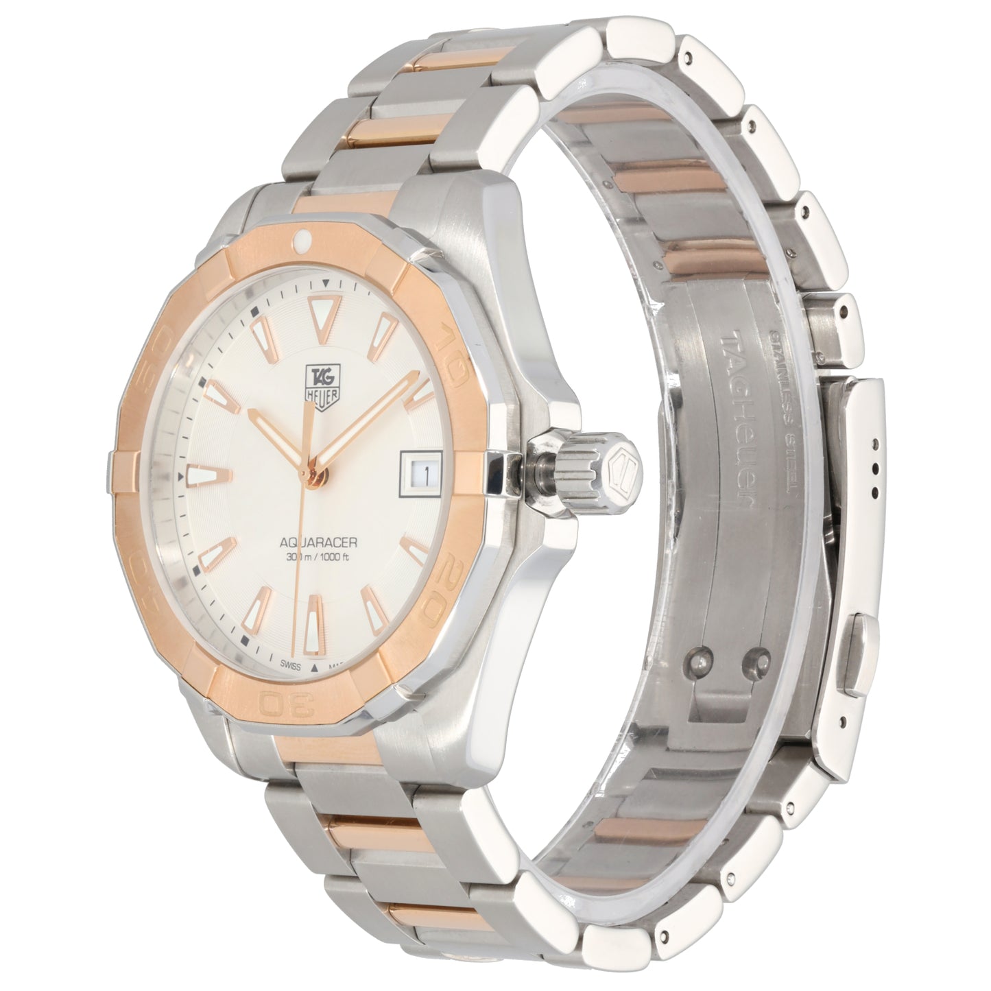 Tag Heuer Aquaracer WAY1150 41mm Bi-Colour Watch