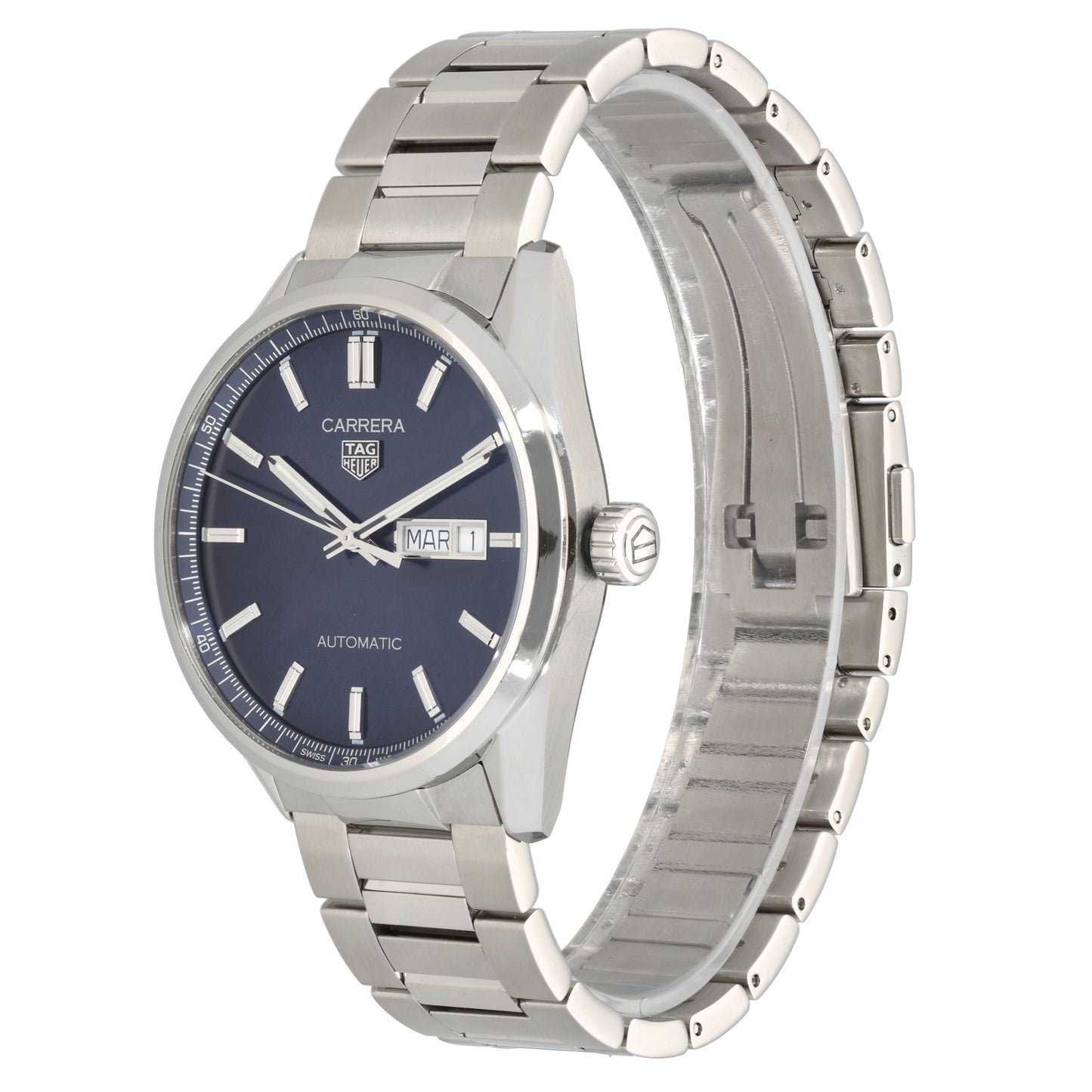 Tag Heuer Carrera WBN2012 41mm Stainless Steel Watch