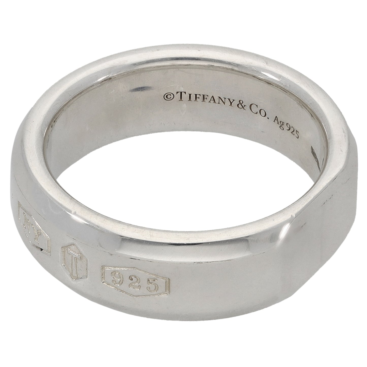 Sterling Silver Tiffany Ring Size P