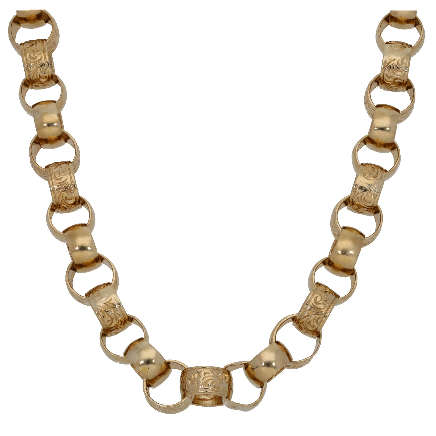 9ct Gold Belcher Chain 24