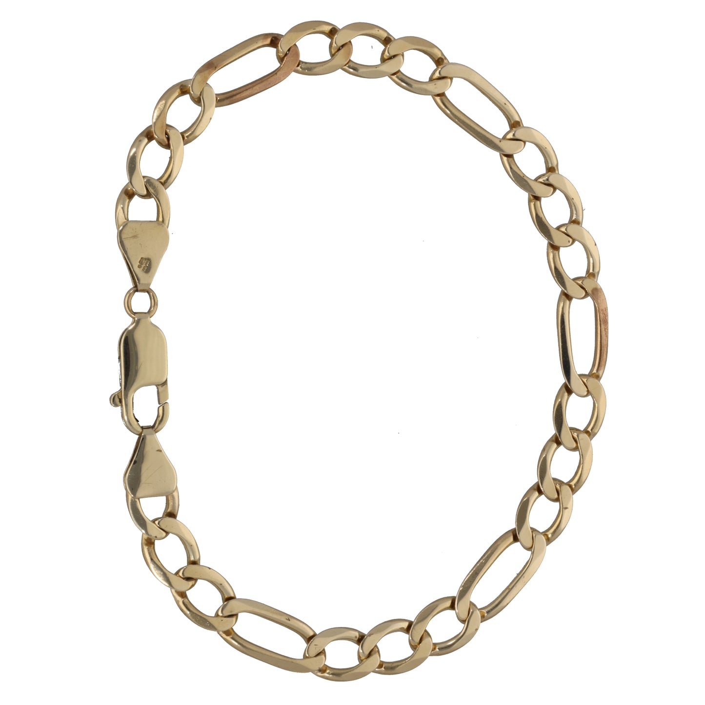 9ct Gold Figaro Bracelet