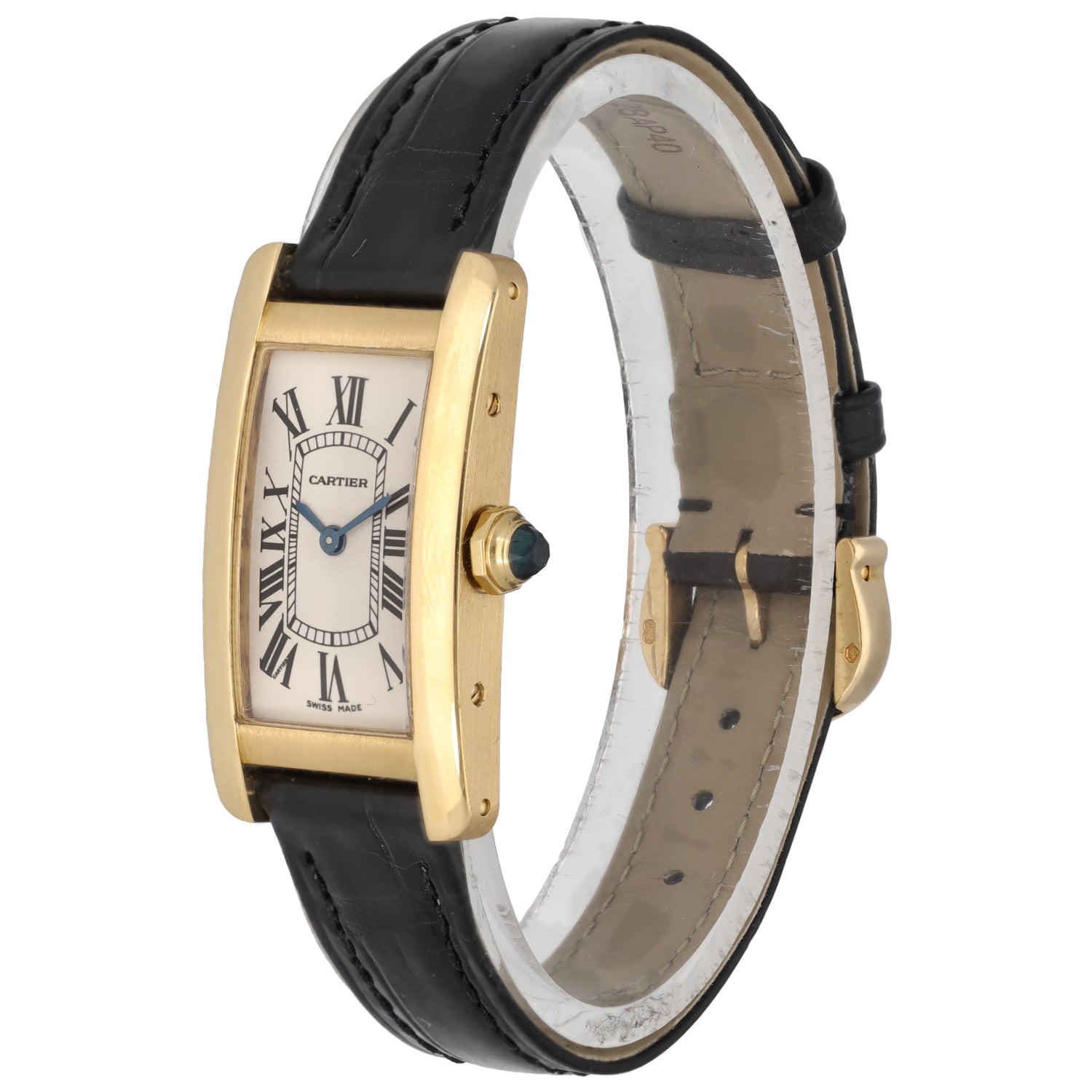 Cartier Tank Americaine W2601556 19mm Gold Watch H T