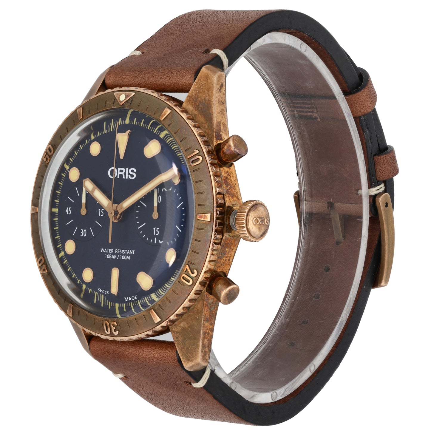 Oris Divers Carl Brashear 7744-31 42mm Bronze Watch