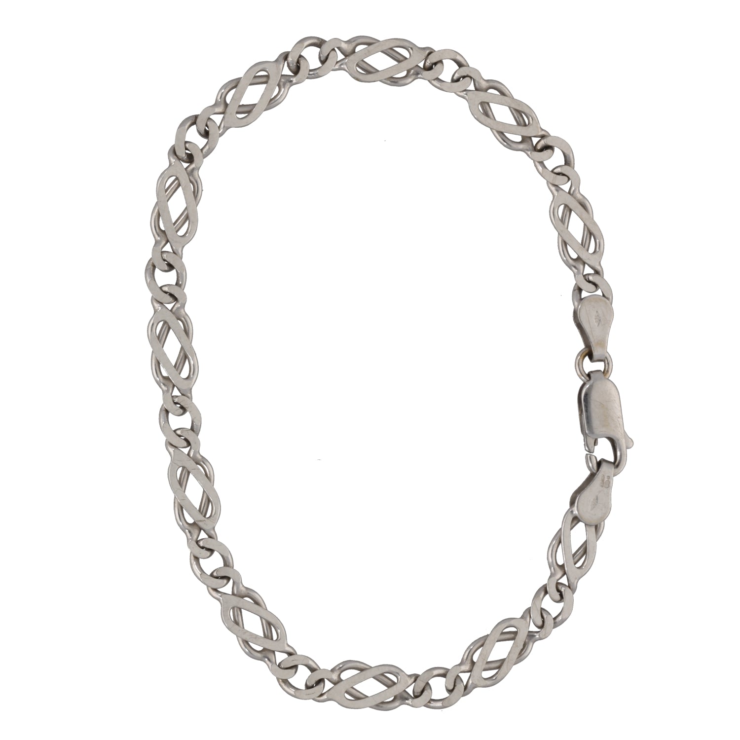 9ct White Gold Alternative Bracelet – H&T