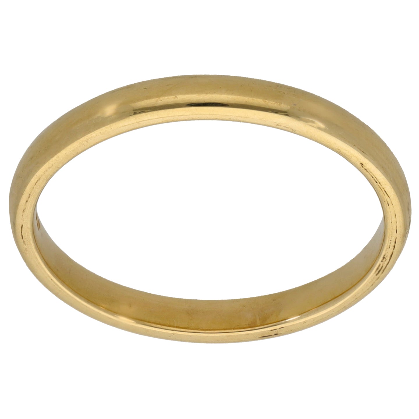 18ct Gold Plain Wedding Ring Size U