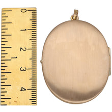 Load image into Gallery viewer, 9ct Gold Patterned Locket Pendant
